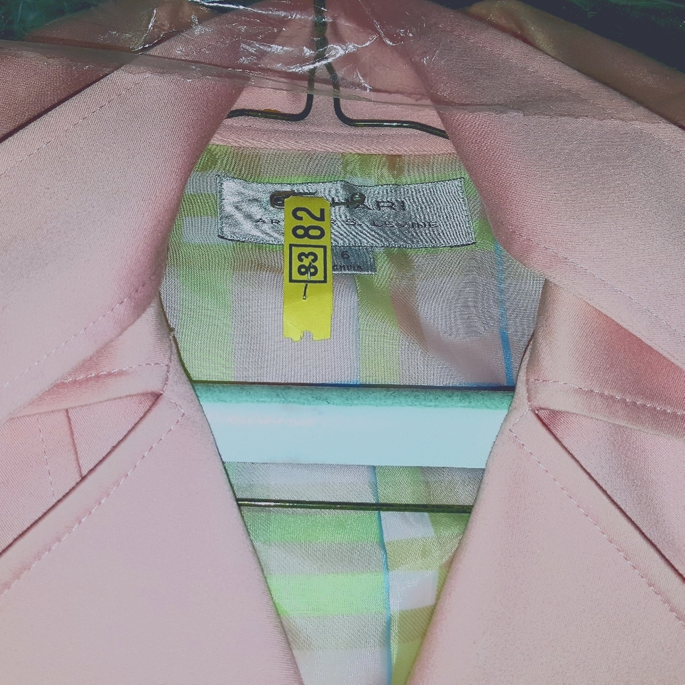 Vintage Tahari Pink Trench Coat
